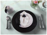 Aparelho de Jantar e Chá 20 Peças Cerâmica Brasilia Redondo Branco e Preto Atual - 2