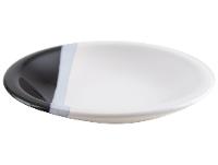 Aparelho de Jantar e Chá 20 Peças Cerâmica Brasilia Redondo Branco e Preto Atual - 5