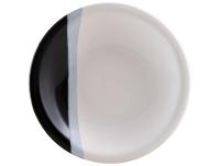 Aparelho de Jantar e Chá 20 Peças Cerâmica Brasilia Redondo Branco e Preto Atual - 6