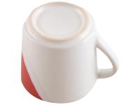 Aparelho de Jantar e Chá 20 Peças Cerâmica Brasilia Redondo Branco e Vermelho Atual - 9