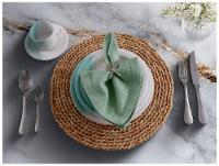 Aparelho de Jantar e Chá 20 Peças Cerâmica Brasilia Redondo Branco e Verde Menta Atual - 2