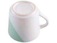 Aparelho de Jantar e Chá 20 Peças Cerâmica Brasilia Redondo Branco e Verde Menta Atual - 9