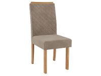 Mesa de Jantar 6 Cadeiras 6 Lugares Retangular Mel e Off White Sonetto Móveis Cris - 7