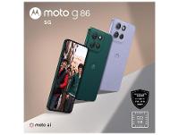 Smartphone Motorola Moto g86 512GB 5G 8GB RAM Lilás 6,7" Câm. Dupla + Selfie 32MP - 5