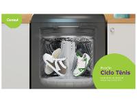 Lavadora de Roupas Consul 15kg 12 Programas de Lavagem Cinza Chumbo CWN15A9ANA