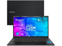 Notebook Positivo Vision C15M Intel Celeron N4500 Windows 11 Home 4GB RAM  128GB eMMC Tela 15" Full HD IPS Antirreflexo Minitela e Tecla Copilot Cinza - 1