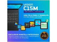 Notebook Positivo Vision C15M Intel Celeron N4500 Windows 11 Home 4GB RAM  128GB eMMC Tela 15" Full HD IPS Antirreflexo Minitela e Tecla Copilot Cinza - 7