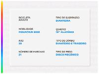 Bicicleta Aro 29" South Bike Slim Freio a Disco 21 Marchas - 3