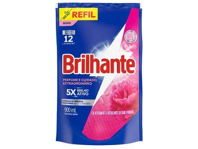 Sabão Liquido Brilhante Perfume e Cuidado Extraordiário Refil Extraordinária 900ml