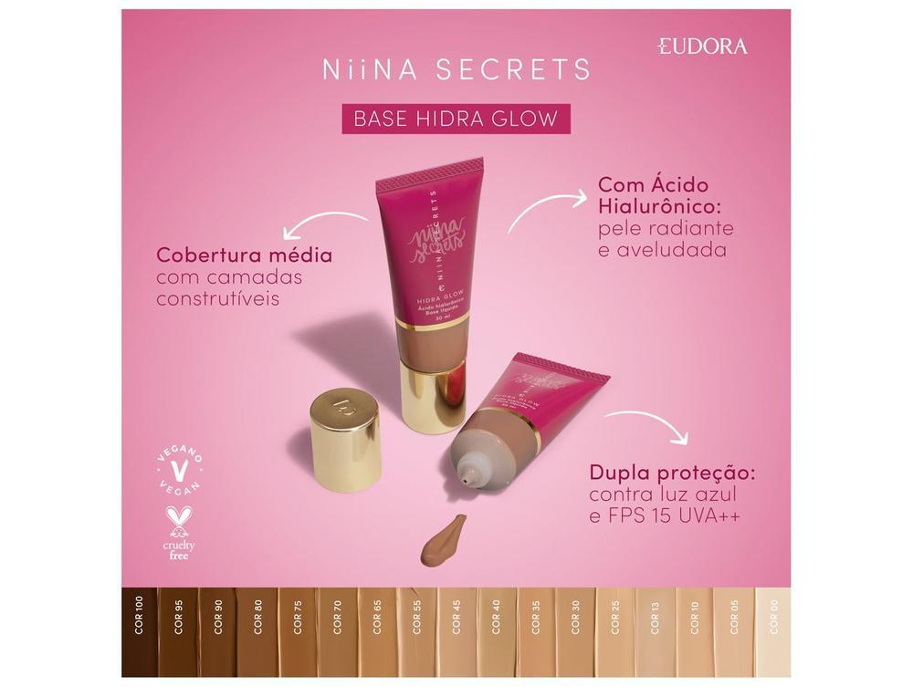 Base Eudora Niina Secrets Hydra Glow Líquida Cor 10 30ml - 2