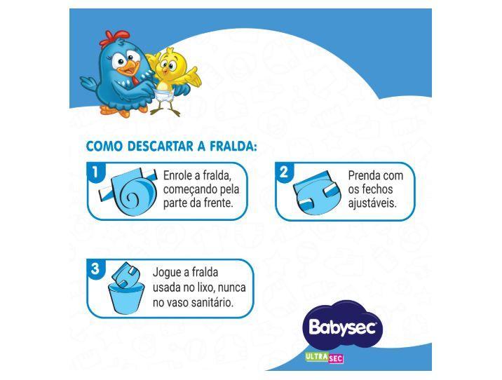 Fralda Babysec Galinha Pintadinha Ultra Sec M 5 a 9,5kg 92 Unidades - 6