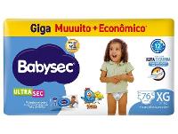 Fralda Babysec Galinha Pintadinha Ultra Sec XG 11 a 14kg 76 Unidades - 1