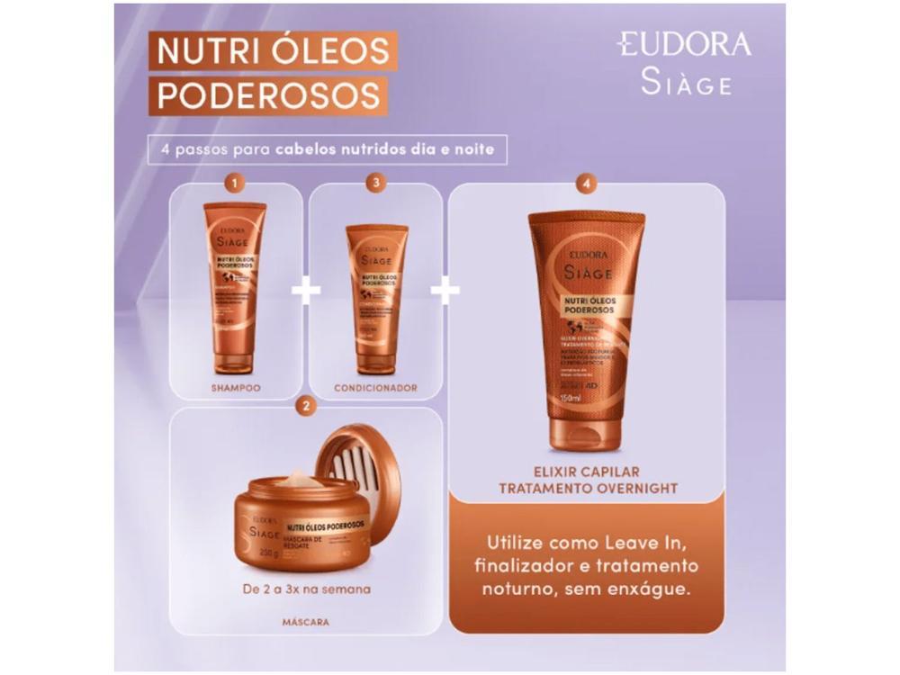 Shampoo Eudora Siàge Nutri Óleos Poderosos 250ml - 4