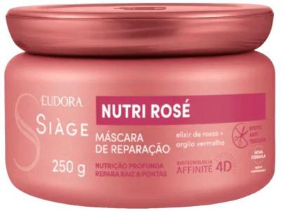 Máscara Capilar de Reparação Eudora Siàge Nutri Rosé 250g