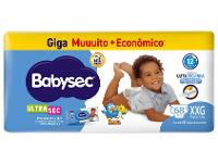 Fralda Babysec Galinha Pintadinha Ultra Sec XXG Acima de 13kg 68 Unidades - 1