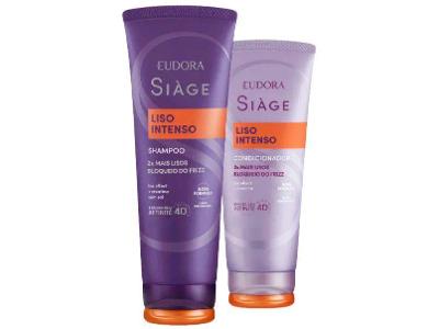 Shampoo e Condicionador Eudora Siàge Liso Intenso