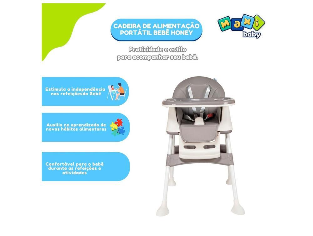 Cadeira de Alimentação Portátil Maxi Baby Honey 4 Níveis de Altura até 23kg - 3