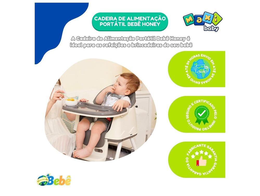 Cadeira de Alimentação Portátil Maxi Baby Honey 4 Níveis de Altura até 23kg - 4