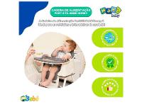 Cadeira de Alimentação Portátil Maxi Baby Honey 4 Níveis de Altura até 23kg