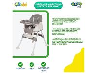Cadeira de Alimentação Portátil Maxi Baby Honey 4 Níveis de Altura até 23kg - 6