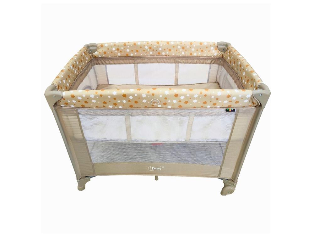 Berço Portátil e Desmontável Maxi Baby Lune até 15kg Bege - 4