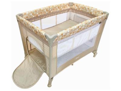 Berço Portátil e Desmontável Maxi Baby Lune até 15kg Bege