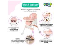 Cadeira de Alimentação Portátil Maxi Baby Honey 4 Níveis de Altura até 23kg - 2