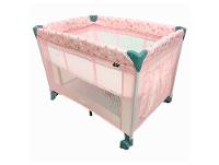 Berço Portátil e Desmontável Maxi Baby Lune até 15kg Rosa - 5