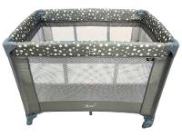 Berço Portátil e Desmontável Maxi Baby Lune até 15kg Cinza