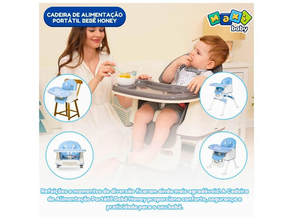 Cadeira de Alimentação Portátil Maxi Baby Honey 4 Níveis de Altura até 23kg - 5