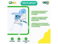 Cadeira de Alimentação Portátil Maxi Baby Honey 4 Níveis de Altura até 23kg