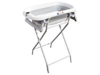 Banheira de Bebê com Suporte Dobrável Maxi Baby Wish Branca 40L - 1