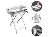 Banheira de Bebê com Suporte Dobrável Maxi Baby Wish Branca 40L - 6