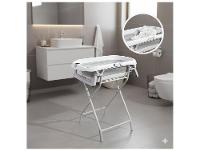 Banheira de Bebê com Suporte Dobrável Maxi Baby Wish Branca 40L - 7