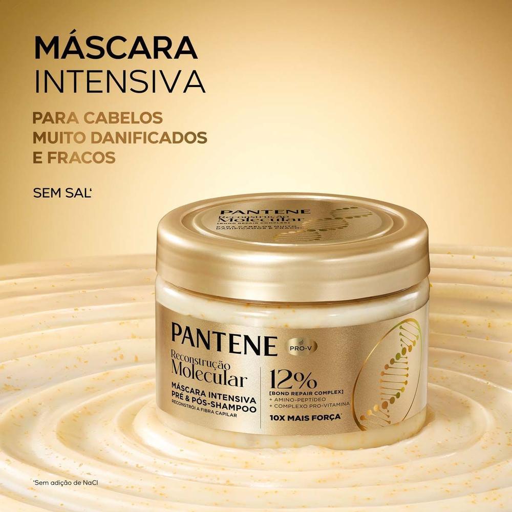 Máscara Reparação Contra Quebra Pantene Pro-V Reconstrução Molecular 270ml - 4
