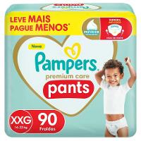 Fralda Calça Pampers Premium Care Pants XXG 14 a 23kg 90 Fraldas - 1