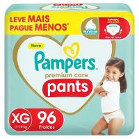 Fralda Calça Pampers Premium Care Pants XG 11 a 15kg 96 Unidades - 1