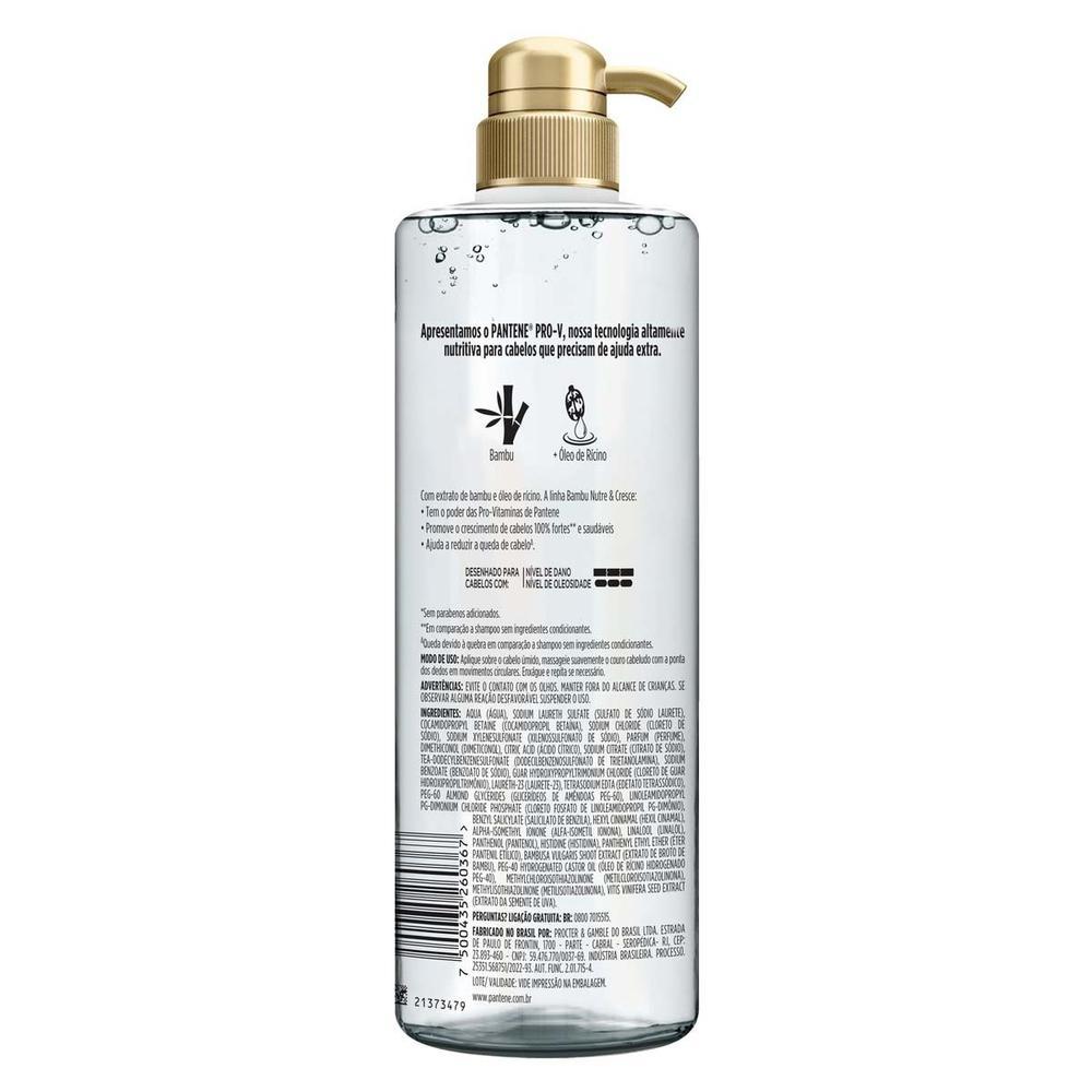 Shampoo Pantene Pro-V Bambu Nutre e Cresce 510ml - 7