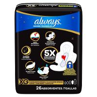Absorvente Noturno Always Noites Tranquilas Suave XG com Abas 26 Unidades - 8
