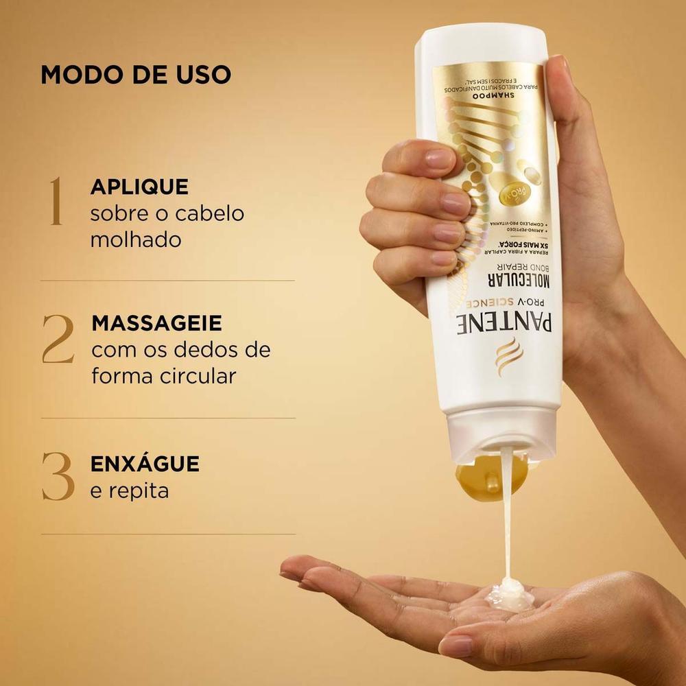 Shampoo Pantene Pro-V Science Molecular Bond Repair 300ml - 7