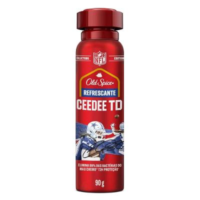 Desodorante Antitranspirante Aerossol Old Spice NFL CeeDee TD Refrescante Sândalo e Frutas vermelhas 150ml