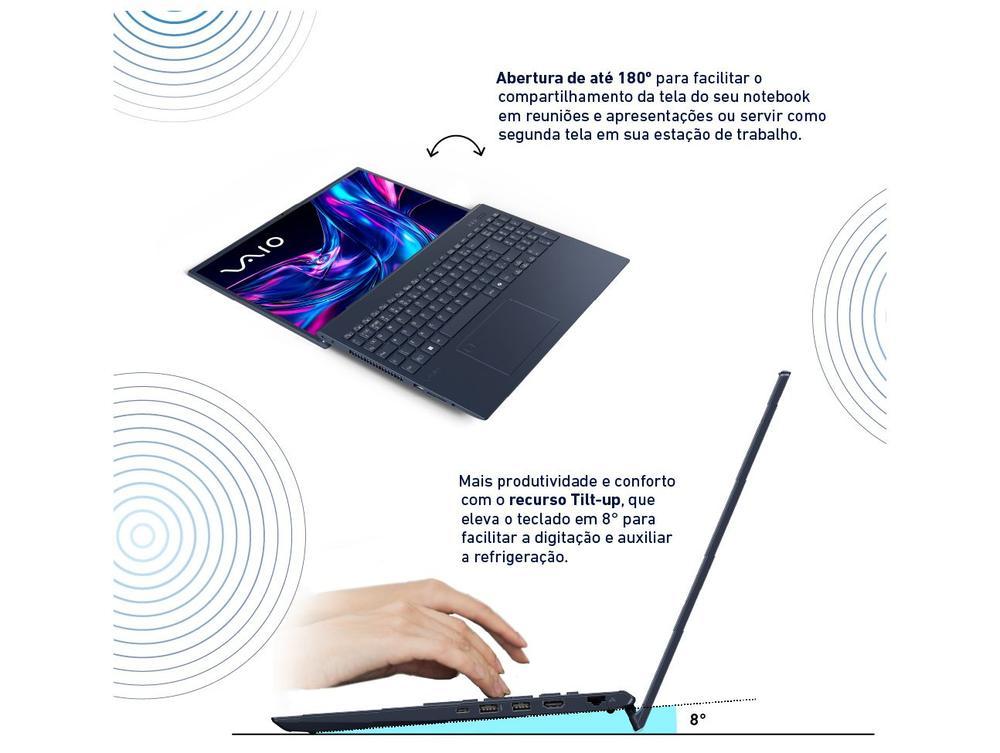 Notebook Vaio Intel Core i5-1335U 16GB RAM 512GB SSD 16" Linux - 8