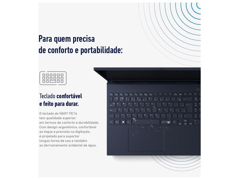 Notebook Vaio Intel Core i5-1335U 16GB RAM 512GB SSD 16" Linux - 9