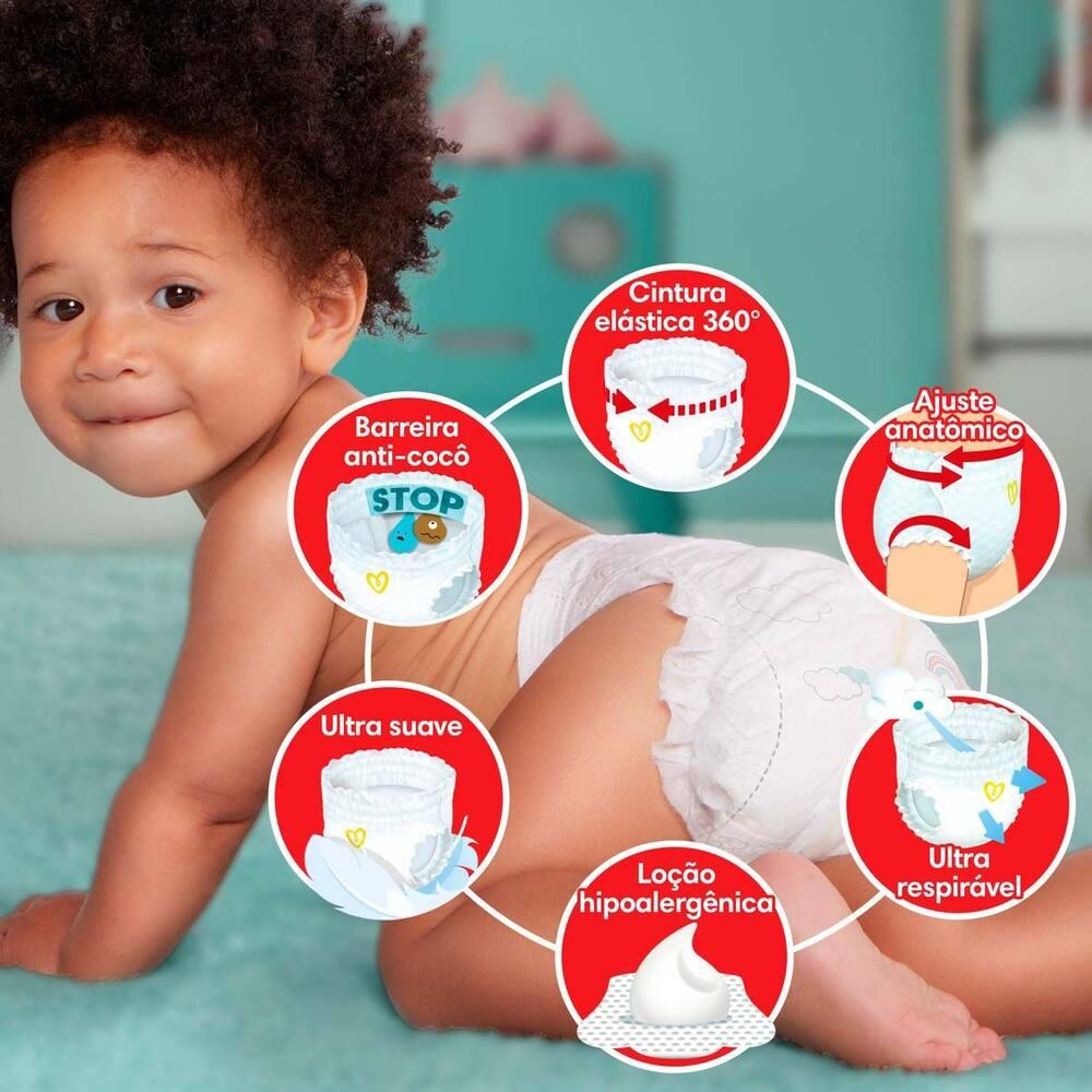 Fralda Calça Pampers Premium Care Pants Tam. M 6 a 10kg 124 Unidades - 2