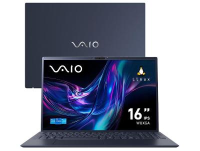 Notebook VAIO FE 16 Intel Core i5-1334U Linux 32GB RAM 512GB SSD Tela 16" IPS WUXGA Antirreflexo Cinza Grafite VJFE62F11X-B0111H