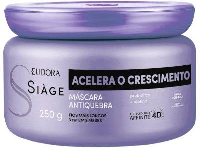 Máscara Capilar Antiquebra Eudora Siàge Acelera o Crescimento 250g