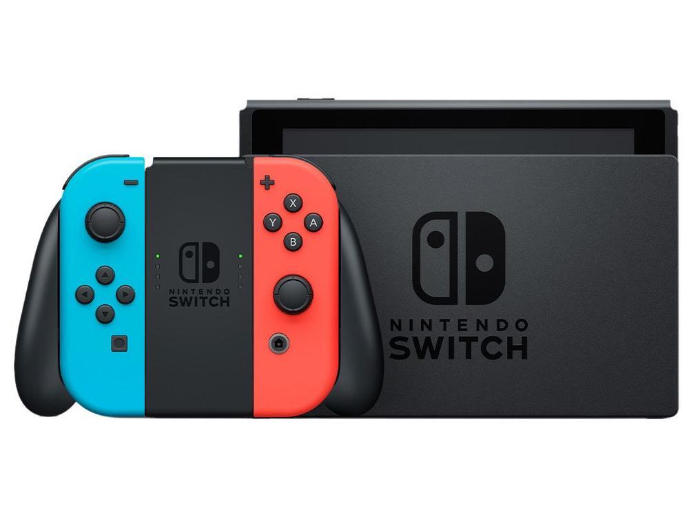 Nintendo Switch 32GB 2 Controles Joy-Con com Super Mario Bros. Wonder e 3 Meses de Assinatura Nintendo Switch Online - 1