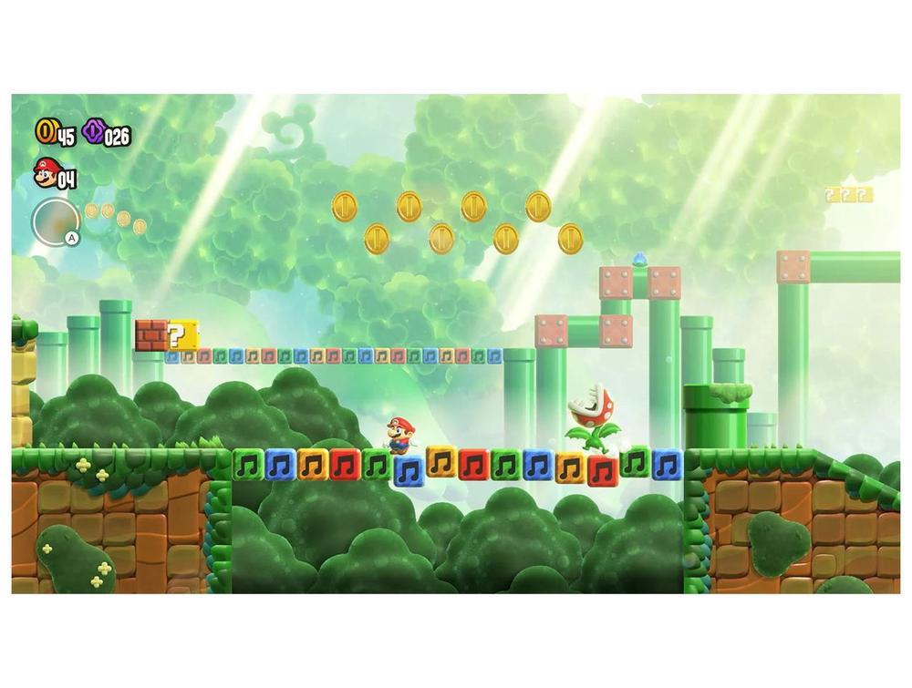 Nintendo Switch 32GB 2 Controles Joy-Con com Super Mario Bros. Wonder e 3 Meses de Assinatura Nintendo Switch Online - 5