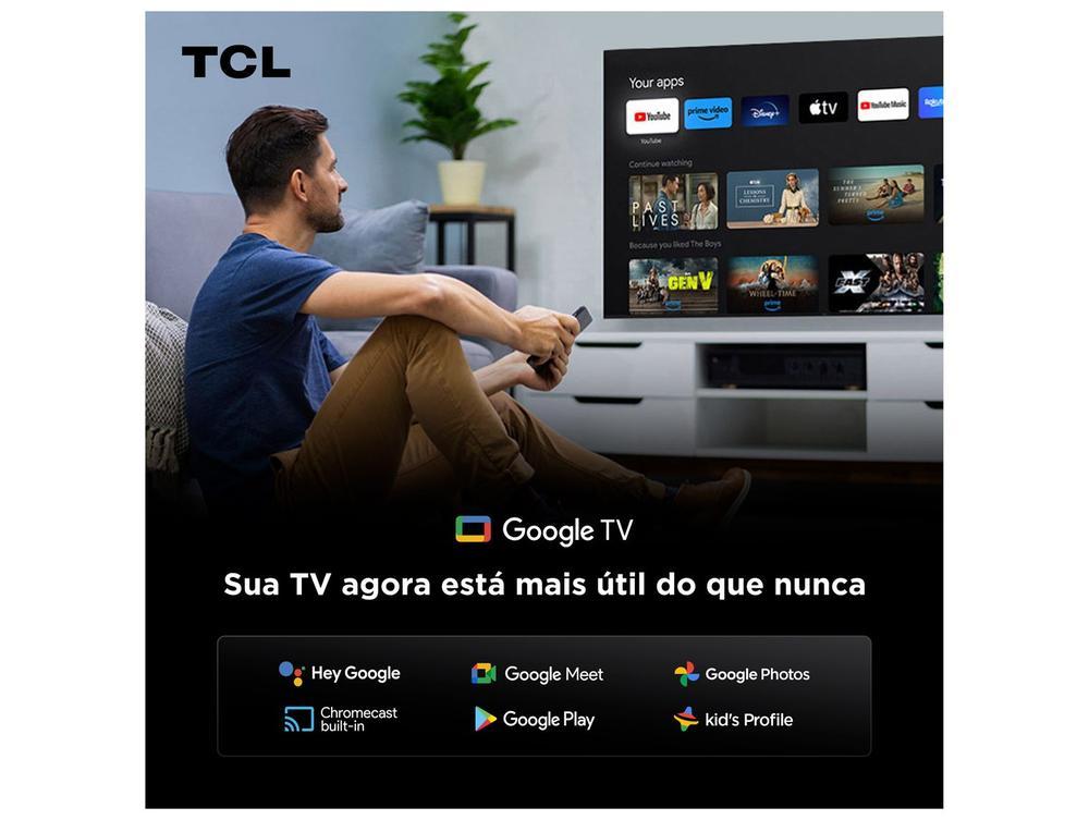 Smart TV 85" TCL 4K UHD Mini LED C8K 85C8K Google TV 2025 - 6
