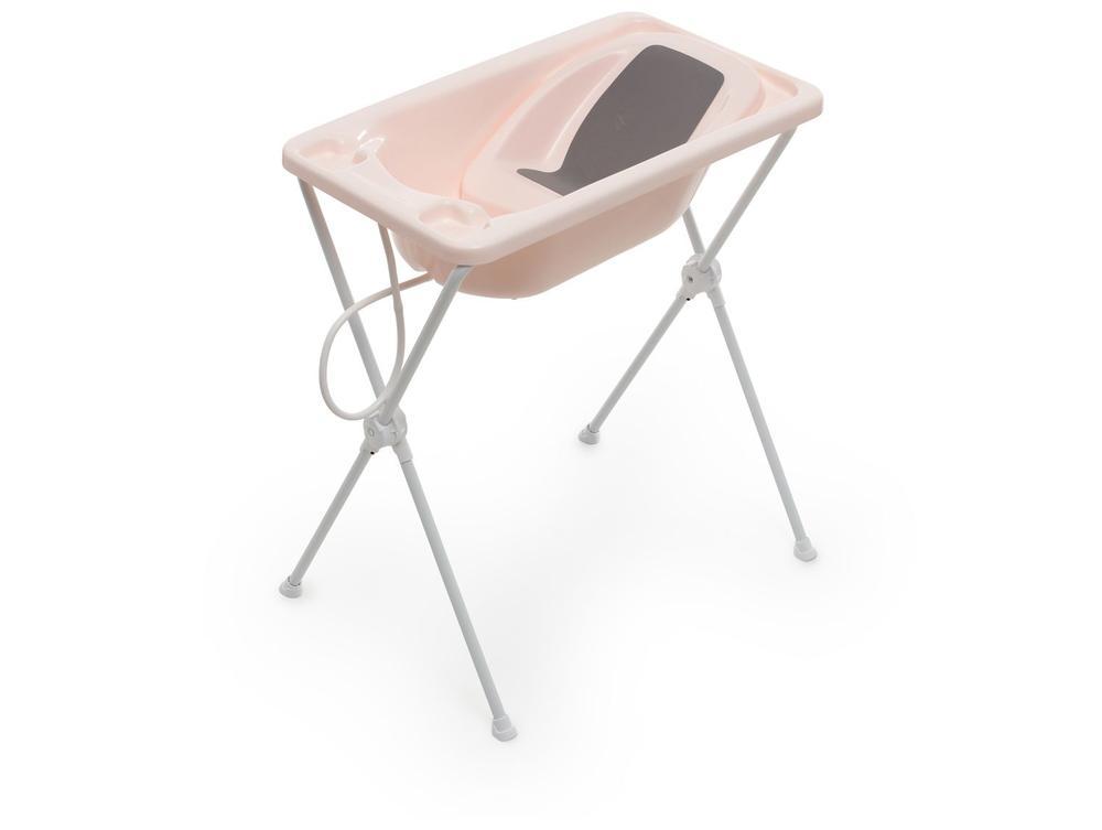 Banheira de Bebê com Suporte Galzerano Acqua Trio Rosé 20kg - 1